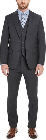 بدلة Tommy Hilfiger الرجالية TH Flex Modern Fit منفصلة، ​​أزرق داكن، 38 قصير in Kuwait