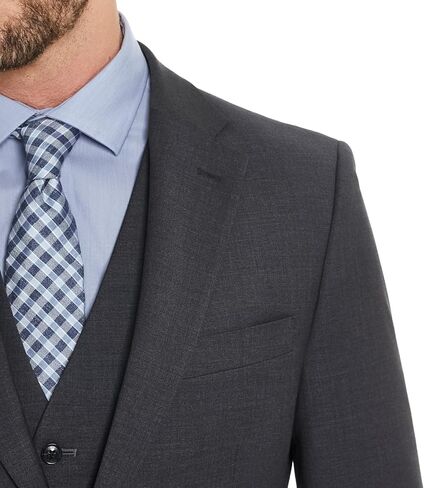 بدلة Tommy Hilfiger الرجالية TH Flex Modern Fit منفصلة، ​​أزرق داكن، 38 قصير in Kuwait