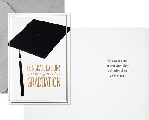 Hallmark Graduation Cards Assortment, Hats Off (6 Cards with Envelopes, 2 Designs) in Saudi Arabia