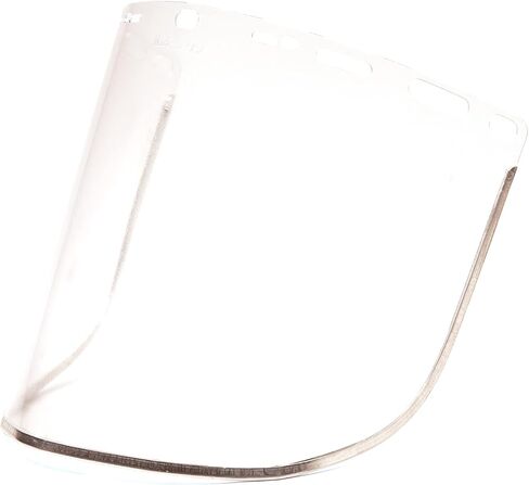 Pyramex Safety Full Face Shield Eye and Head Protection (Headgear NOT Included), Clear Polyethylene, ANSI Z87 in Saudi Arabia