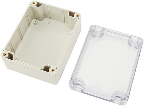 YXQ 263x182x60mm Junction Box Clear Cover IP65 Waterproof ABS Project Case Enclosure Cable (10.4 x 7.2 x 2.4 inches) in Saudi Arabia