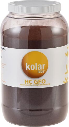 GFO HC - High Capacity Bayoxide E33HC Phosphate Remover - for Fish Tanks, Aquariums & Ponds, 1 Gallon Bucket, 7lb, by Kolar Labs in Saudi Arabia