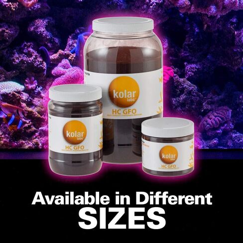 GFO HC - High Capacity Bayoxide E33HC Phosphate Remover - for Fish Tanks, Aquariums & Ponds, 1 Gallon Bucket, 7lb, by Kolar Labs in Saudi Arabia