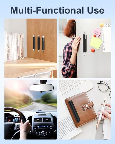 Ezakka 2PCS حامل قلم رصاص السيليكون لمعظم الأقلام ، أقلام الرصاص ، عصا ملصقات ذاتية لأجهزة الكمبيوتر المحمولة ، اليوميات ، المكاتب ، الجهاز اللوحي ، الأسود in Kuwait