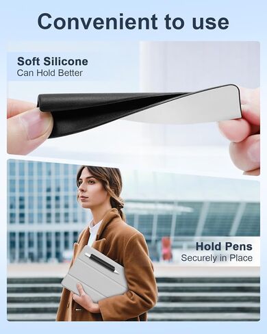Ezakka 2PCS حامل قلم رصاص السيليكون لمعظم الأقلام ، أقلام الرصاص ، عصا ملصقات ذاتية لأجهزة الكمبيوتر المحمولة ، اليوميات ، المكاتب ، الجهاز اللوحي ، الأسود in Kuwait