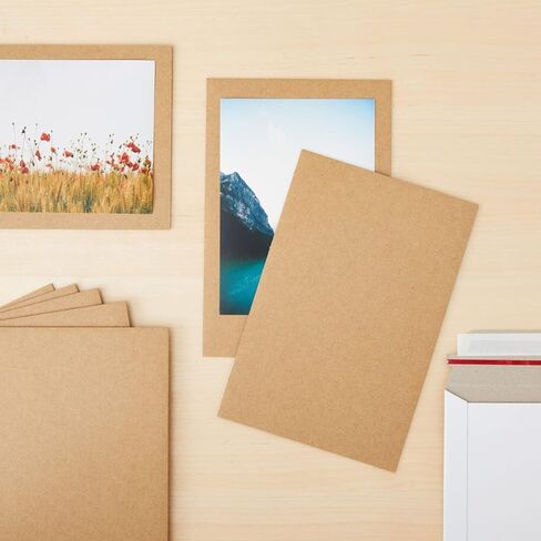 50-Pack of Corrugated Cardboard Sheets 9x12, Flat Card Boards, Packaging Inserts for Shipping, Mailing, Arts and Crafts, DIY Projects, Packing Mailers, 2mm Thick in Saudi Arabia