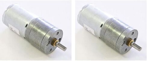RS003A Geared Motor, 75:1 Ratio, 133 RPM, 6V, Steel Gears, 4 mm Shaft Diameter, 2.2" L x 0.98" Dia in Saudi Arabia