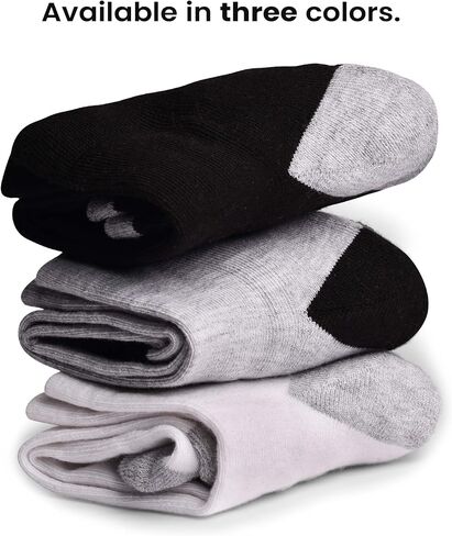 Ankle Length Anti-Slip Running Socks for Men & Women - Stylish Comfort, Non-Slip Design, Mix-Color Medium Size - Perfect for Everyday Wear and Sports -Pack of 5 in Kuwait