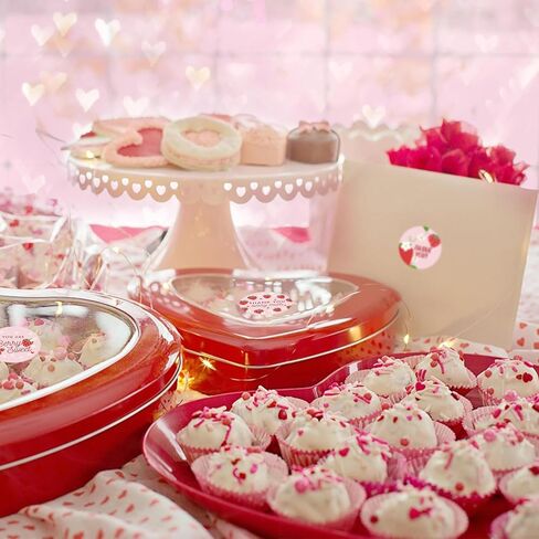 500pcs Strawberry Thanks You Therms 6 Designs Sweet Berry الكثير من الملصقات in Kuwait