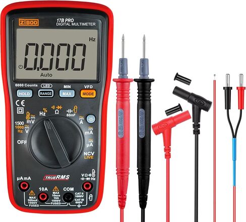 15B Pro RMS Multimeter Digital ، للتطبيقات الكهربائية ، يقيس الجهد AC/DC والقياسات الحالية حتى 1000V و 10A ، استخدام Fluke (كماشة AC الاختيارية) in Kuwait