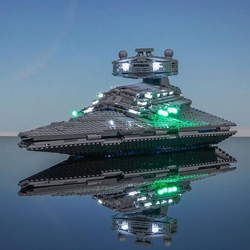 Briksmax 2.0 Light Kit لـ Lego Imperial Star Destroyer - إضاءة LED غير متكاملة متوافقة مع Lego Star Wars 75394 - غير مدرجة Lego Set in Kuwait