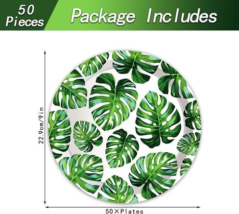 50pcs Leopard Print Plates 9 inch Leopard Paper Paper Plates Jungle Safari Party Supplies Animal Print Plates Leopard Party Party Party Paper Paper Food Runder in Kuwait