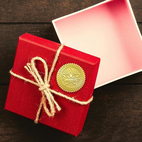 WADORN 100PCS 2 "ملصقات ختم رقائق الذهب غزل in Kuwait