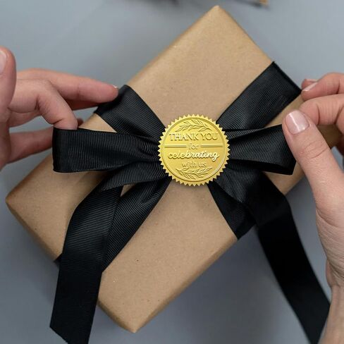 WADORN 100PCS 2 "ملصقات ختم رقائق الذهب غزل in Kuwait