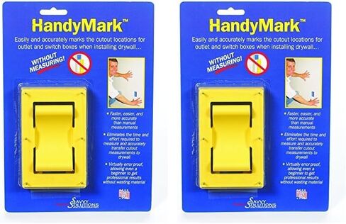 Drywwall Outlet Marker ABS Plastic مع دبابيس من الفولاذ المقاوم للصدأ in Saudi Arabia