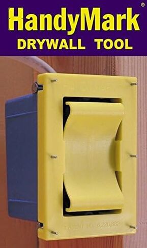 Drywwall Outlet Marker ABS Plastic مع دبابيس من الفولاذ المقاوم للصدأ in Saudi Arabia
