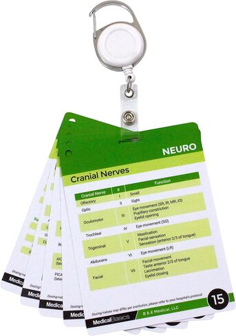 Nursing Notes 60 High Yield Pocket Nursing Reference Cards, Durable Plastic (3.5" x 5") - MedSurg, ICU/Critical Care, Pharmacology, OB/Peds - Waterproof Full Color Reference Book for Nurses, CNA in Saudi Arabia