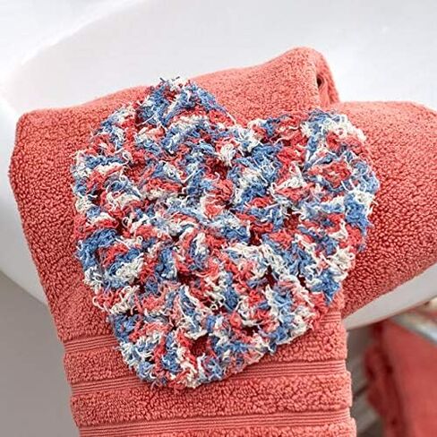 RED HEART Scrubby Cotton Yarn, Caribbean in Saudi Arabia