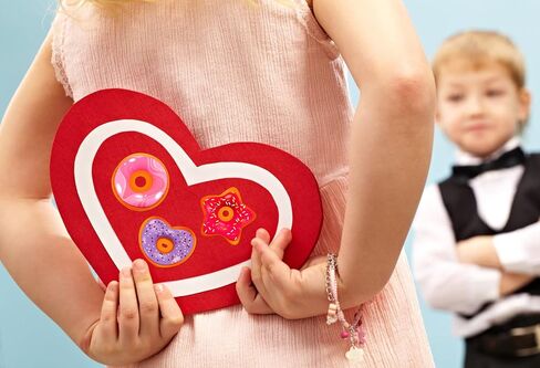 SICOHOME 216pcs Donuts Heart Stickers Valentines Stickers for Kids School Classroom Teacher Reward Party Decor Donut Sticker for Kids Donut Party Favors Valentines Party Scrapbooking Supplies in Saudi Arabia
