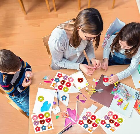 SICOHOME 216pcs Donuts Heart Stickers Valentines Stickers for Kids School Classroom Teacher Reward Party Decor Donut Sticker for Kids Donut Party Favors Valentines Party Scrapbooking Supplies in Saudi Arabia