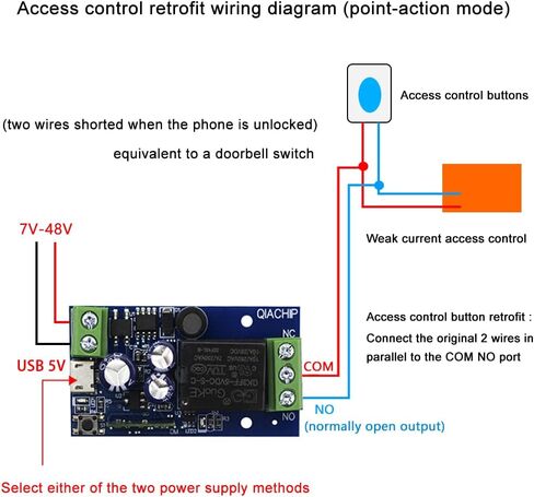 Ewelink WiFi Wireless Smart Relay Module USB 5v/12v/24v/48v Inching Selflock Remote ON Off Power Switch for Access Control,Turn on PC, Compatible with Alexa Google Home in Saudi Arabia