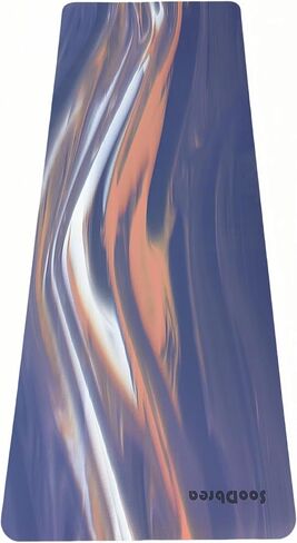 Professional Non-Slip Yoga Mat,Unique blend Colors,5mm Thick, Sweat Absorbent,Portable with Strap and Bag,for All Types of Yoga, Pilates and Fitness(72"x 27") in Saudi Arabia