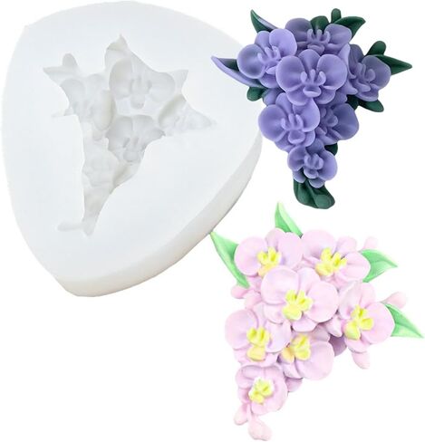 3D Flower Bouquet Candle Soap Silicone Molds Fondant Chocolate Candy Cake Decorating Mould Resin Clay Baking Pastry Tools (Peony) in Saudi Arabia