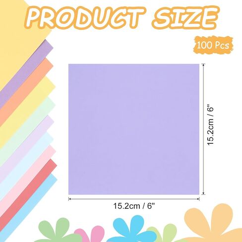 Meccanixity 100pcs ورقة بطاقة Cardstock ، 9 × 6 بوصة ورقة اوريغامي الأزرق الأزرق لورق لوازم الفنون DIY ، والطلاء الورقي ، وسردة الكتب ، وصياغة الورق in Saudi Arabia