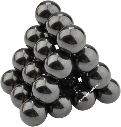Science Kit Toys 27 PCS Magnets Building Blocks, Large 20 mm Colorful Hematite Magnetic Stones, Home Office Kids Adults Intelligence Development Educational Party Gift Sphere XXL V27-21 in Saudi Arabia