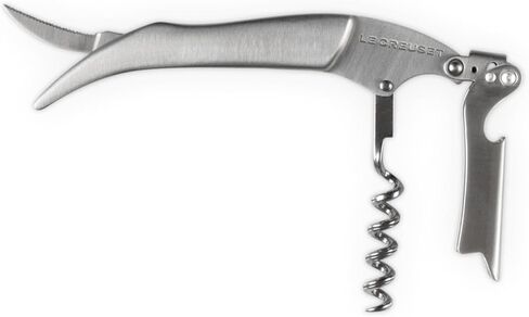 Le Creuset Black Walnut One-Step Waiter's Friend Corkscrew Wine Opener in Kuwait