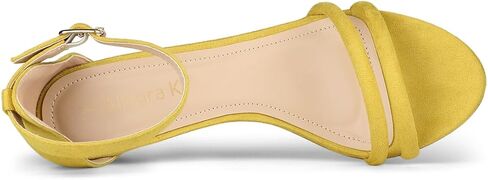 Allegra K Women's Kitten Heel Ankle Strap Sandals Shoes in Kuwait