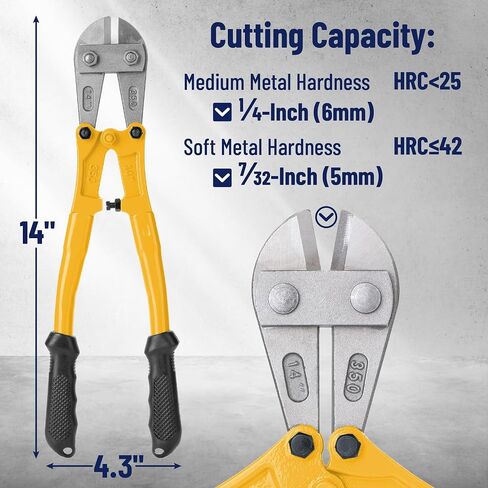 Bates- Bolt Cutter, 8.5", Dark Blue, Small Screw Cutter Tool, Heavy Duty Bolt Cutter, Mini Bolt Cutters, Small Bolt Cutters, Heavy Duty Wire Cutters, Bolt Cutters 8 Inch, Compact Bolt Cutter in Saudi Arabia