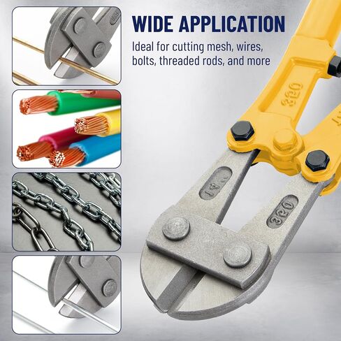 Bates- Bolt Cutter, 8.5", Dark Blue, Small Screw Cutter Tool, Heavy Duty Bolt Cutter, Mini Bolt Cutters, Small Bolt Cutters, Heavy Duty Wire Cutters, Bolt Cutters 8 Inch, Compact Bolt Cutter in Saudi Arabia
