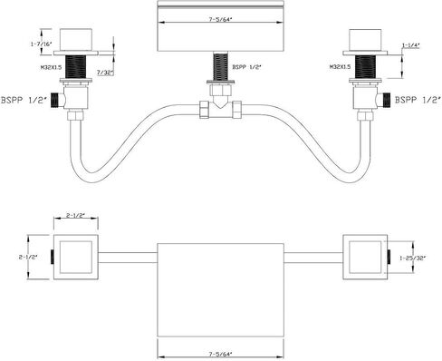 sumerain Waterfall Roman Tub Faucet with Hand Shower Brushed Gold Finish High Flow in Saudi Arabia