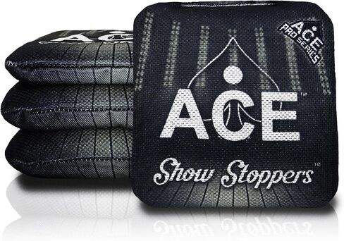 Show Stoppers | ACE Pro Cornhole Bags + PRO Kits | Dual Sided Slick Slicker All Weather | Optional Bag Break in and Carrying Case | Set of 4 in Saudi Arabia