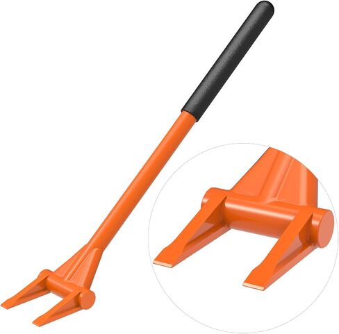 Dolibest 48'' Demo Bar 2-Tine Wrecking Bar, Heavy Duty Pallet Buster with Handle, All-Steel Handle Wrecking Pry Bar, Deck Board Removal Efficient and Effortless for Renovation and Construction in Kuwait
