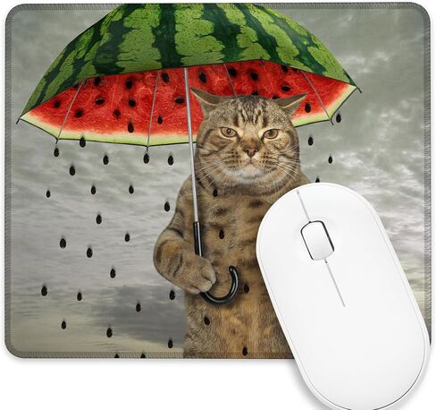 Colorful Dog Mouse Pad,Square Waterproof and Non-Slip Rubber Base Mousepad,Suitable for Computer Desk Wireless Mouse 9.5 x 7.9 Inches in Saudi Arabia