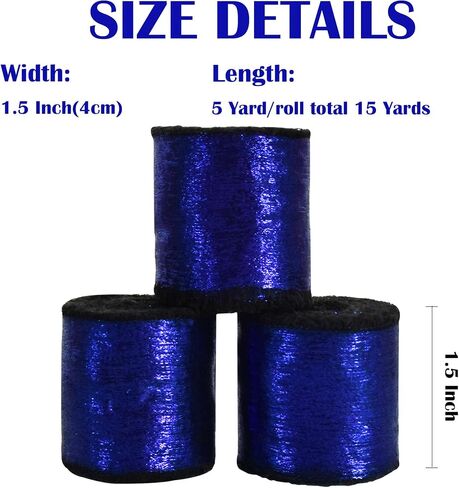 3 Rolls Hot Pink Silk Satin Ribbon, 1.5 Inch 15 Yards Chiffon Frayed Ribbon for Flower Bouquet, Gift Wrapping, Wedding, Birthday Party Decor in Saudi Arabia