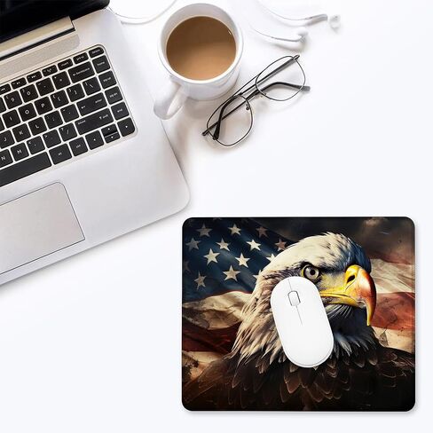 Colorful Dog Mouse Pad,Square Waterproof and Non-Slip Rubber Base Mousepad,Suitable for Computer Desk Wireless Mouse 9.5 x 7.9 Inches in Kuwait