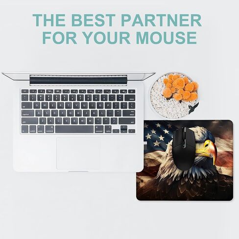 Colorful Dog Mouse Pad,Square Waterproof and Non-Slip Rubber Base Mousepad,Suitable for Computer Desk Wireless Mouse 9.5 x 7.9 Inches in Kuwait