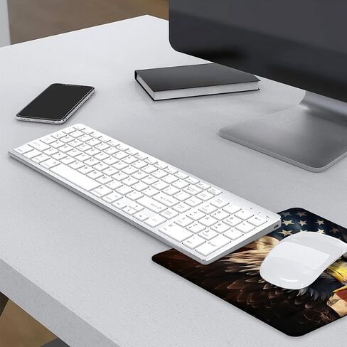 Colorful Dog Mouse Pad,Square Waterproof and Non-Slip Rubber Base Mousepad,Suitable for Computer Desk Wireless Mouse 9.5 x 7.9 Inches in Kuwait