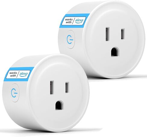 ExIoTy Smart Plug, Works with Alexa Only, Simple Setup with One Voice Command, Voice Control, Remote Control, Timer & Schedule & Group Controller, Bluetooth Mesh Outlet, Alexa Echo Required （1 Pack） in Saudi Arabia
