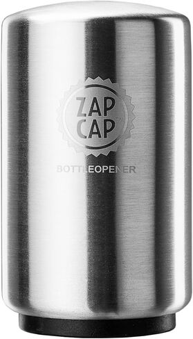 Zap Cap Premium Bottle Opener-matte black stainless steel, 190x65x40 cm in Saudi Arabia