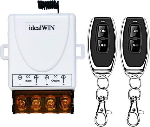 Remote Battery Disconnect Switch with Feedback,Battery Cut Off Switch 12v 250A,car Kill Switch Anti Theft for Car, Truck, RV. (Disconnect Negative) in Kuwait