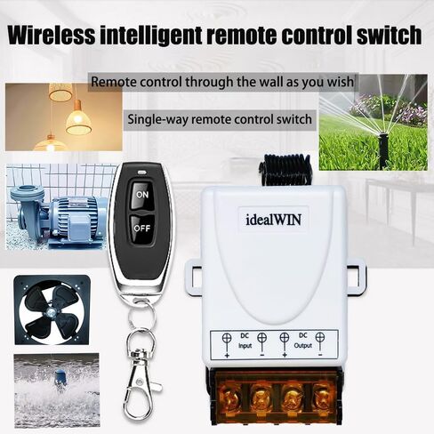 Remote Battery Disconnect Switch with Feedback,Battery Cut Off Switch 12v 250A,car Kill Switch Anti Theft for Car, Truck, RV. (Disconnect Negative) in Kuwait