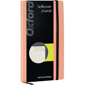 Oxford Journal ، Bined Writing Notebook ، Journal's Journal ، Classic Notebook for School أو Office ، 192 صفحة ، 5 "× 8.25" ، Softcover ، Salmon (75505)