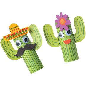 Fun Express Craft Tube Craft Kit - Makes 12 - DIY Crafts for Kids and Fiesta Party Sistems
