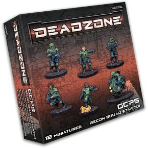 Mantic Games Deadzone GCPS Recon Squad Starter ، Unpanted ، MGDZG103