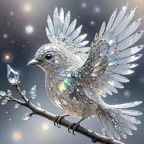 مجموعات فنية من Vclkdiy Hummingbird الماس للبالغين ، مجموعات الرسم الماسي 5D للمبتدئين البالغين ، DIY كامل الحفر الماس أطواق فنون جوهرة للبالغين ، ديكور الجدار المنزلي 13.8x13.8 بوصة