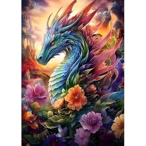 Auremi Fox Diamond Art Painting Kits للبالغين المبتدئين ، DIY 5D Animal Diamond Art Paint with Diet Miamonds Full Drill Gem Art Paint